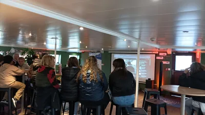 Atelier autour d'une projection à bord du bateau
